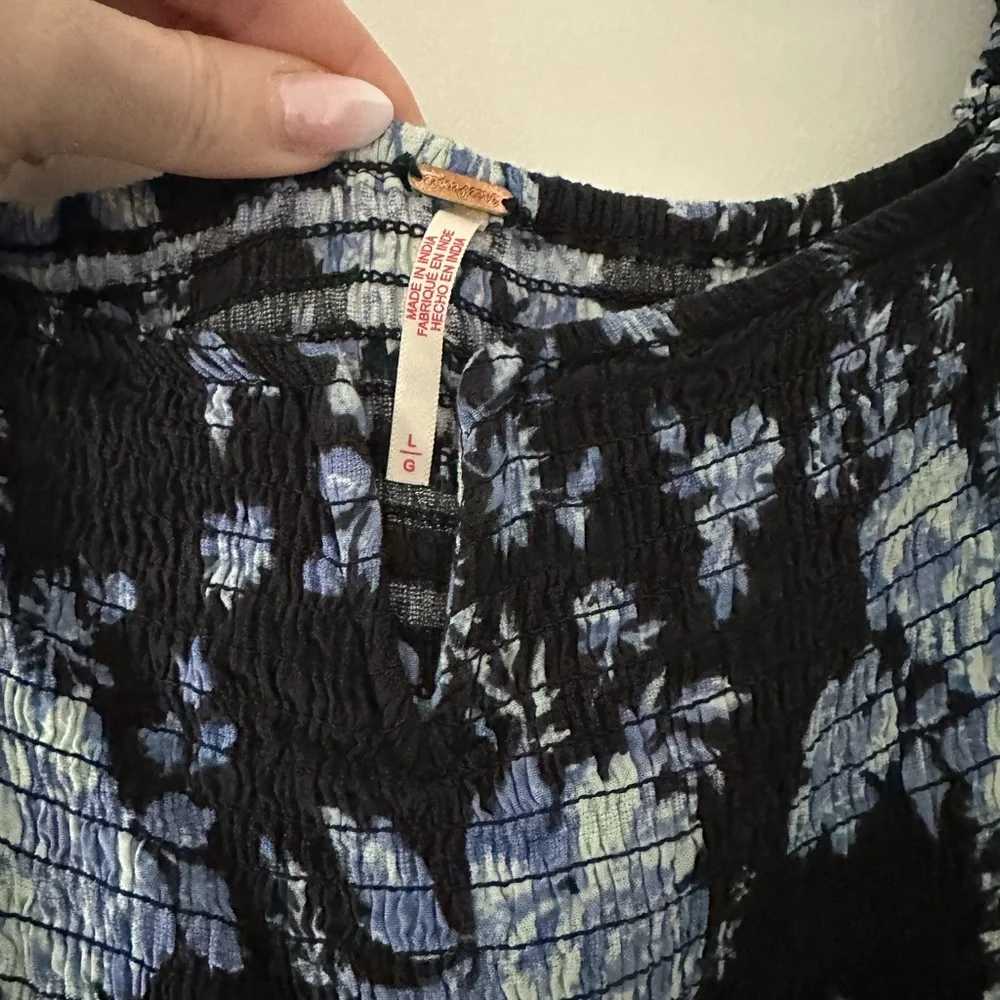 Free People smocked square